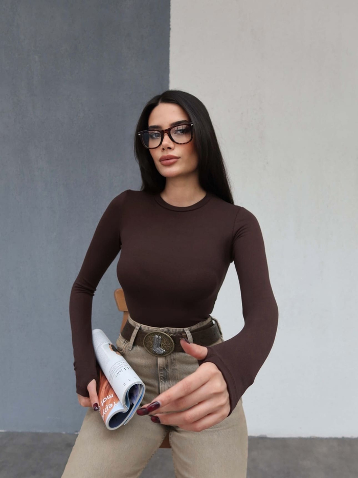 Uzun Kollu Basic Bluz