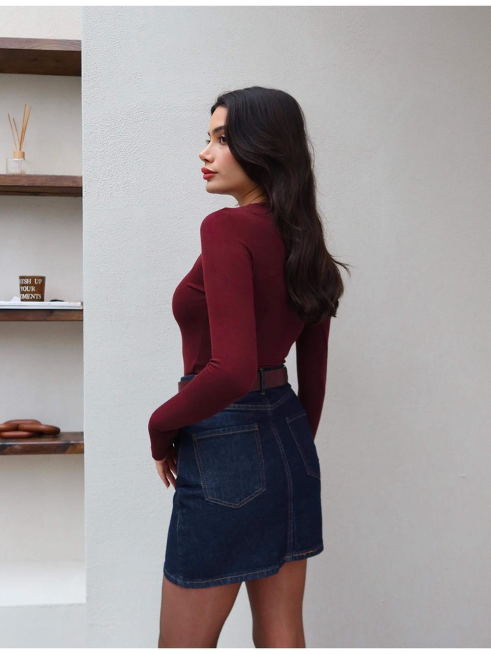 Uzun Kollu Basic Bluz