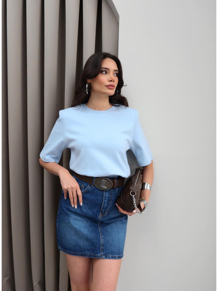 Vatkalı Kısa Kol TShirt