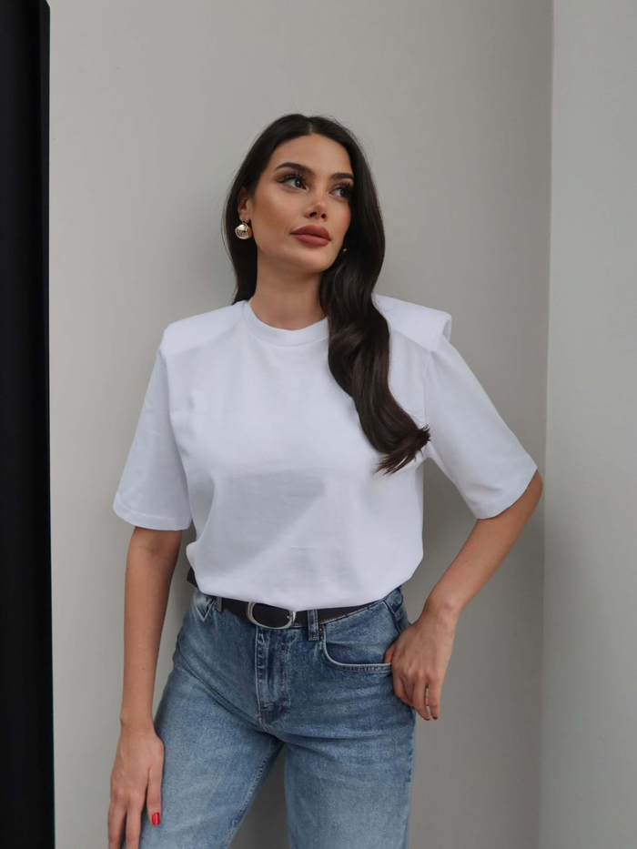 Vatkalı Kısa Kol TShirt