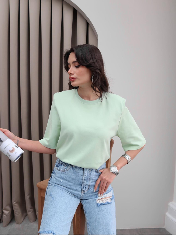 Vatkalı Kısa Kol TShirt