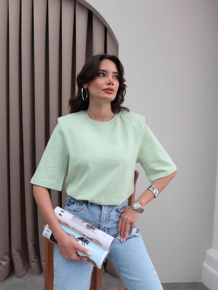 Vatkalı Kısa Kol TShirt