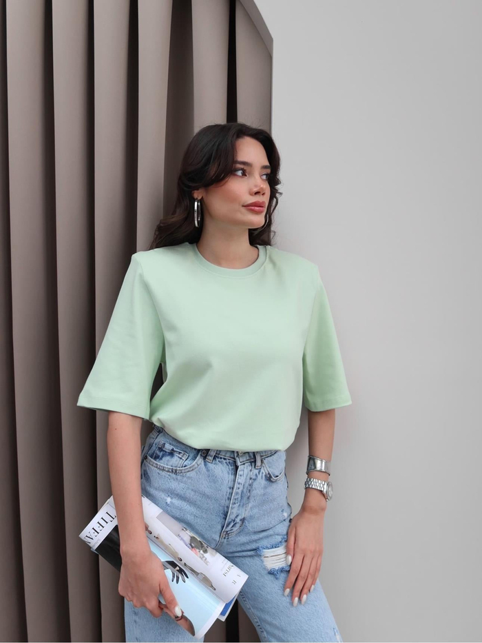 Vatkalı Kısa Kol TShirt