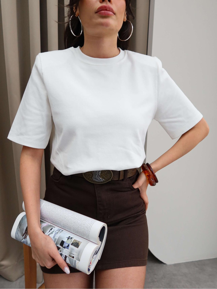 Vatkalı Kısa Kol TShirt