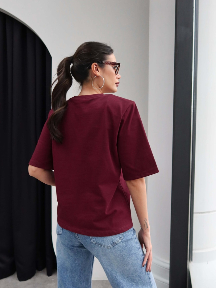 Vatkalı Kısa Kol TShirt