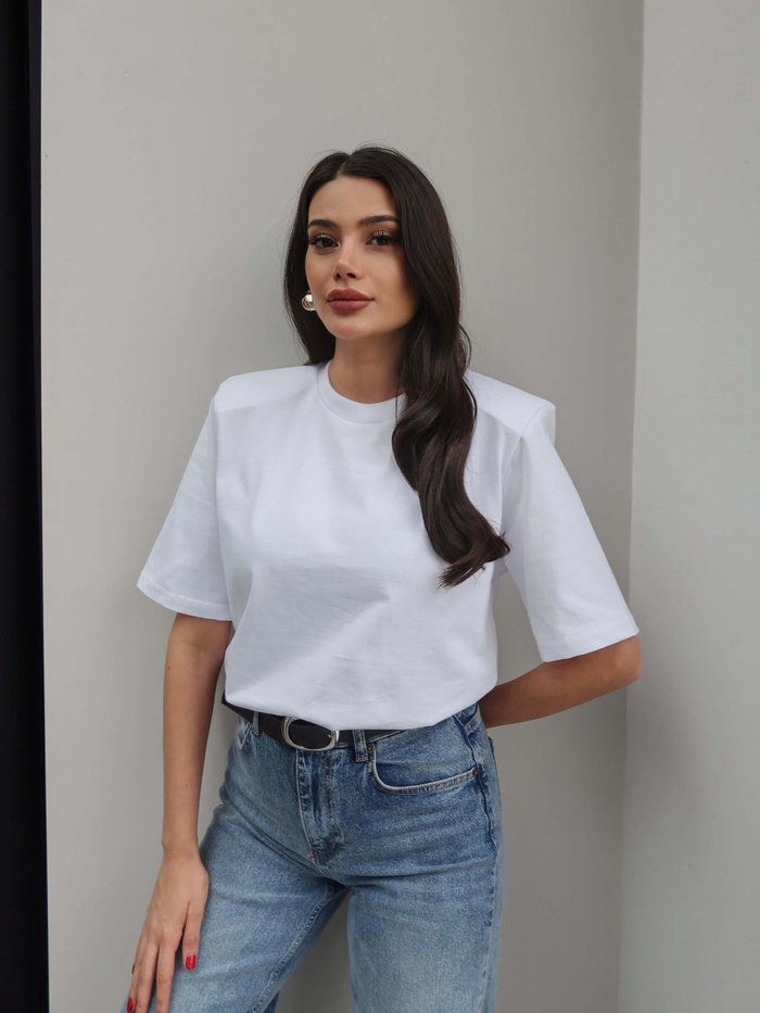 Vatkalı Kısa Kol TShirt