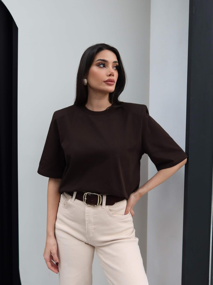 Vatkalı Kısa Kol TShirt