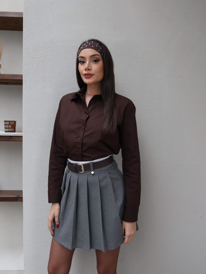 Vatkalı Oversize Gömlek