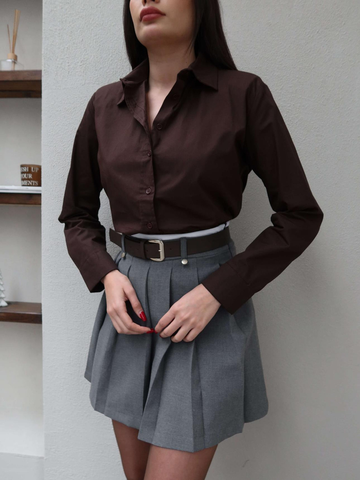 Vatkalı Oversize Gömlek