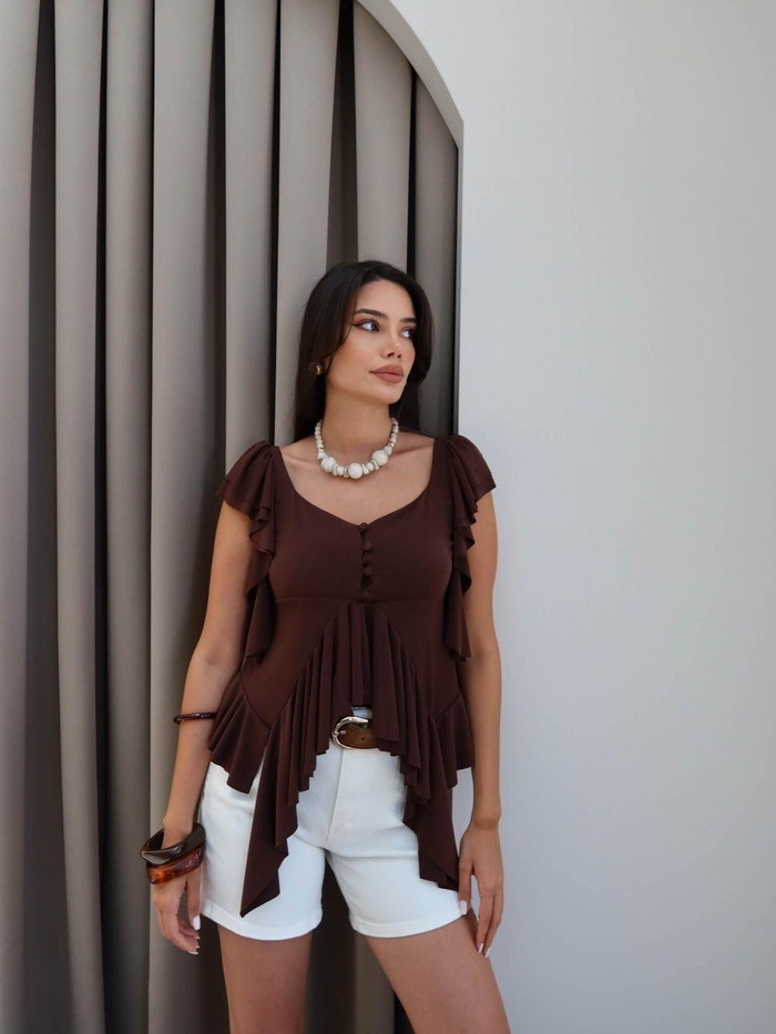 Volan Kol Asimetrik Bluz