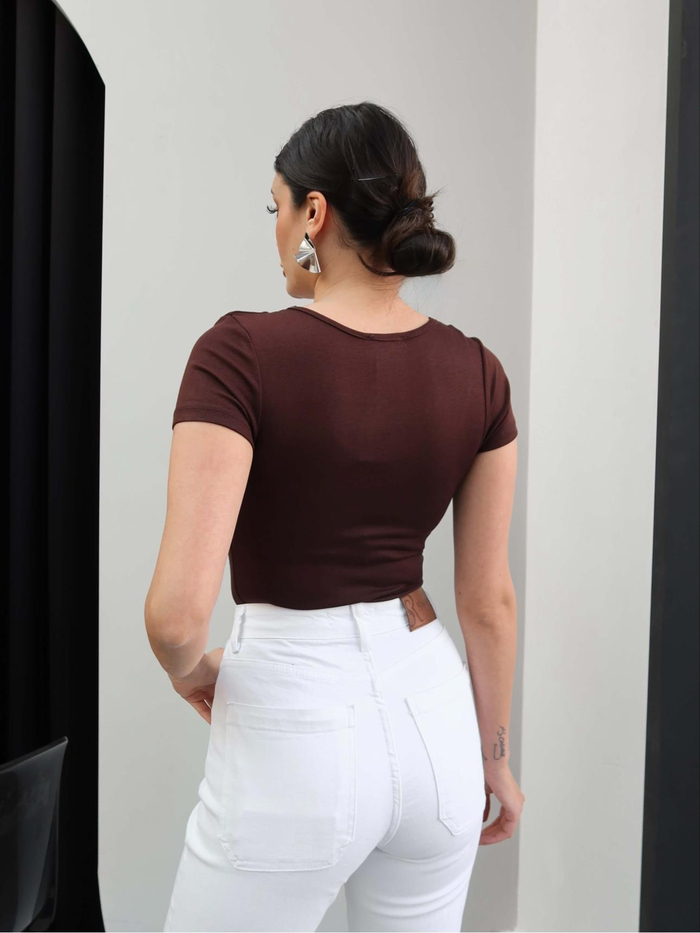 Yaka Dantelli Tshirt