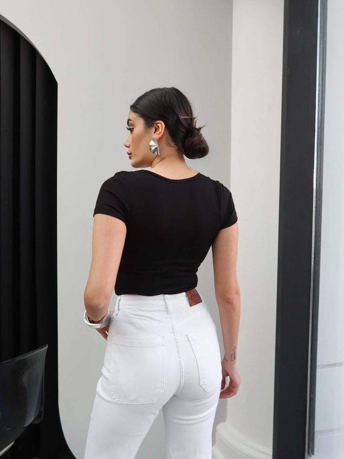 Yaka Dantelli Tshirt