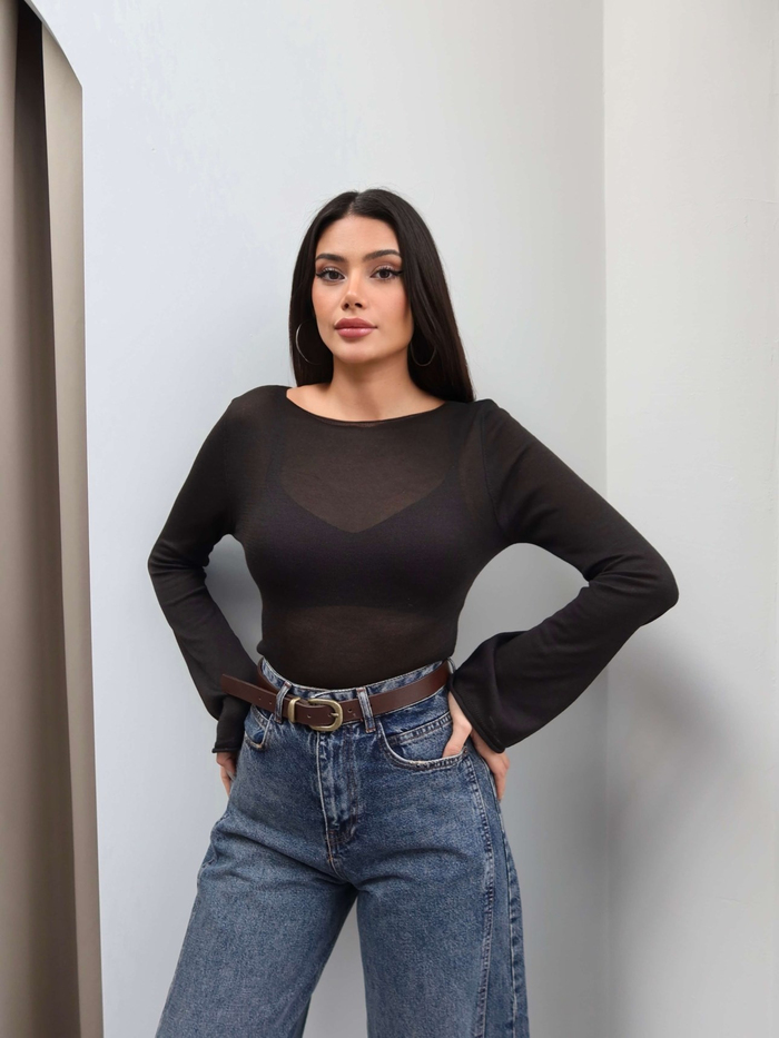 Yan Dikişli Balon Paça Jean