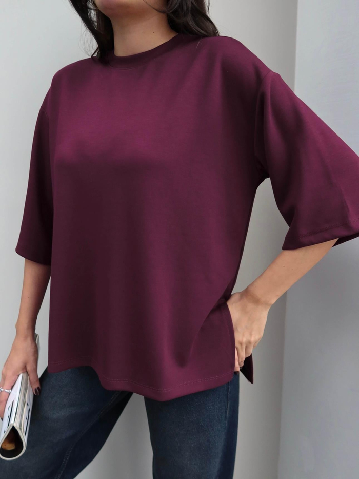 Yan Yırtmaçlı Tshirt