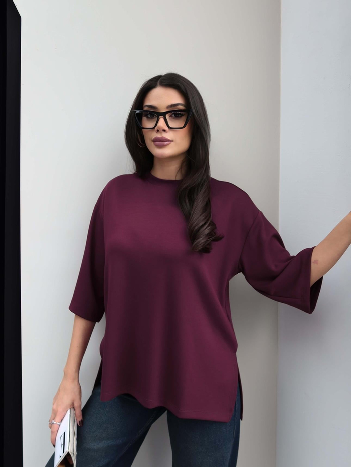 Yan Yırtmaçlı Tshirt