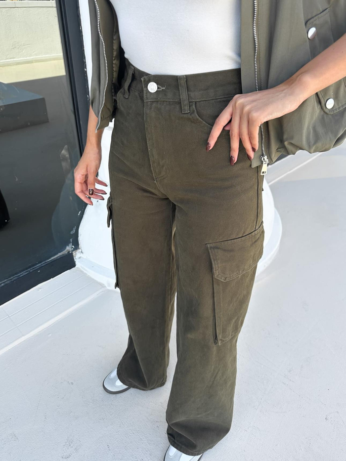Yeşil Kargo Cep Pantolon