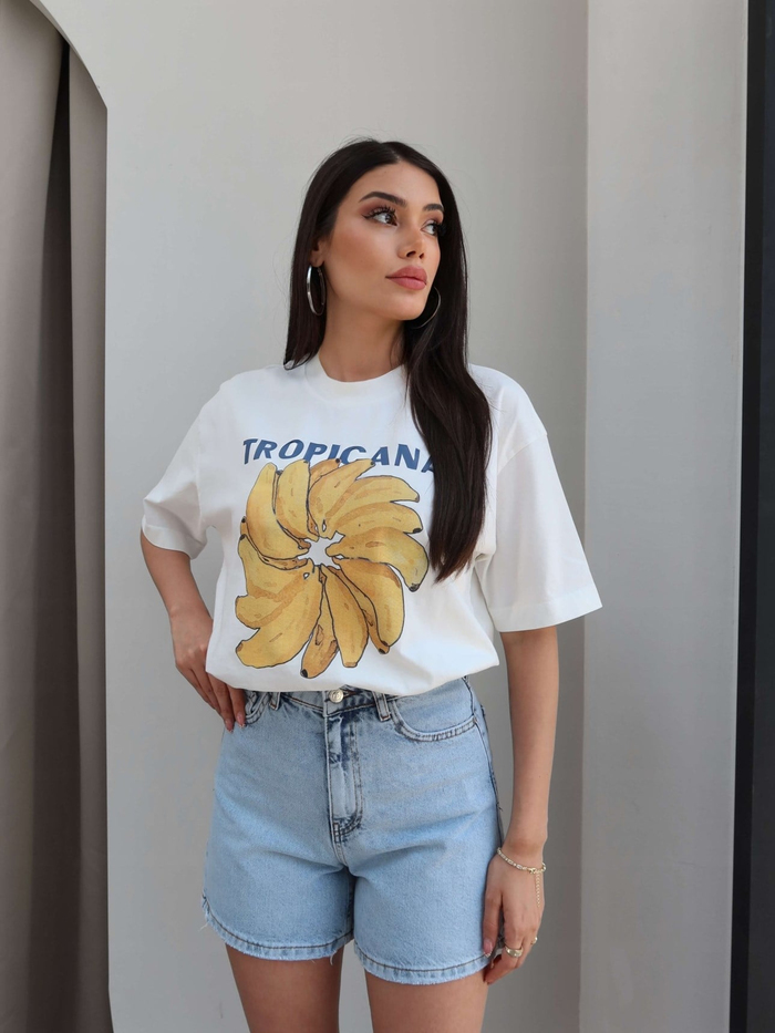 Yıkamalı Denim Şort