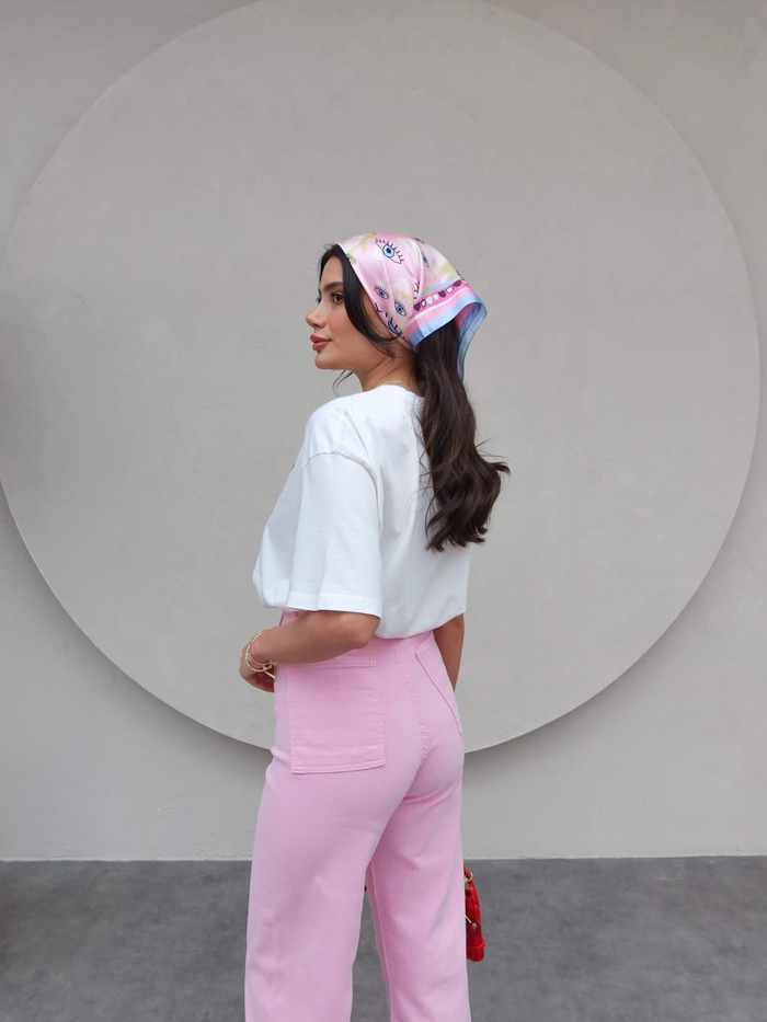 Yüksek Bel Culotte Jean