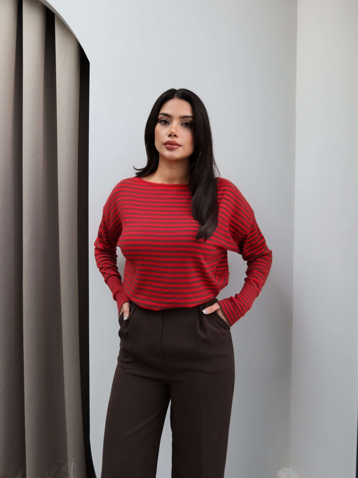 Yüksek Bel Kumaş Palazzo Pantolon