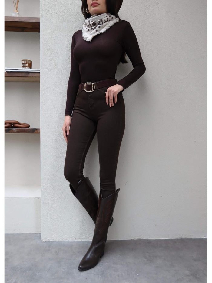 Yüksek Bel Skinny Jean