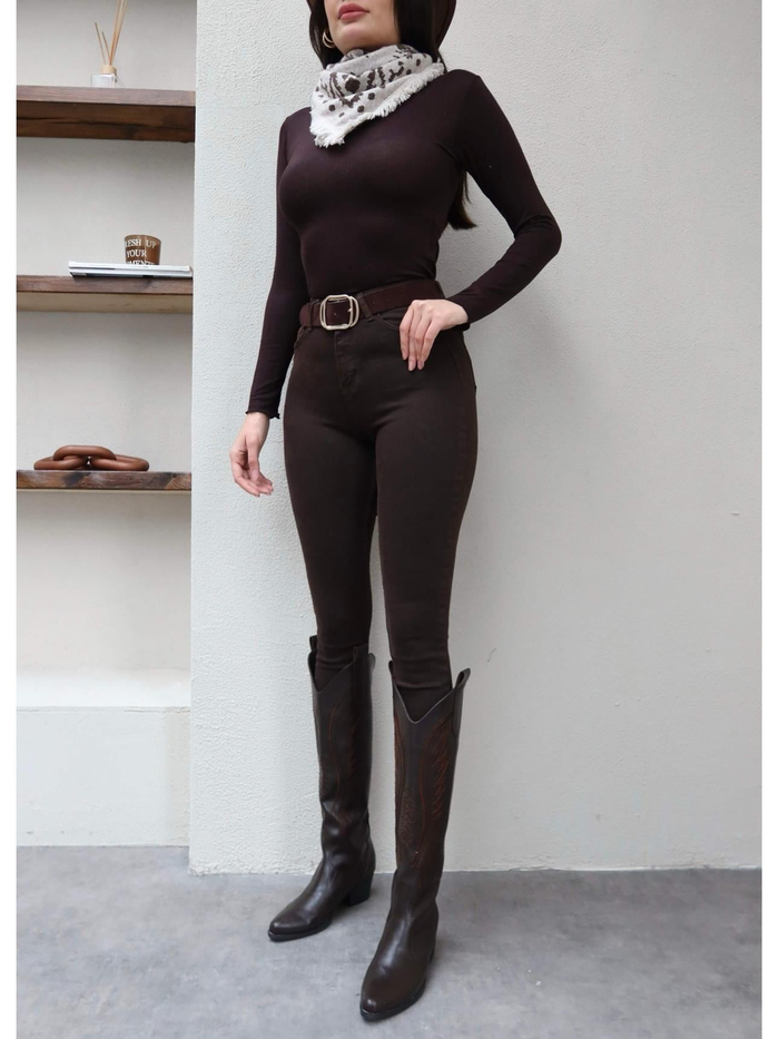 Yüksek Bel Skinny Jean
