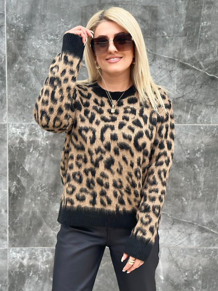 Leopar Angora Kazak KAHVE-23KUST000108