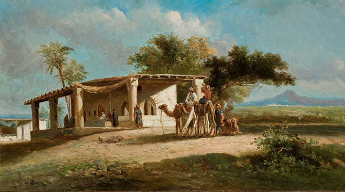 Narcisse Berchere Biography and Paintings