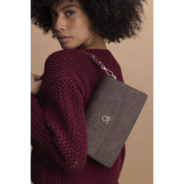 Benetton Bnt 1405 Kadın Çapraz Çanta Kahverengi nehironline