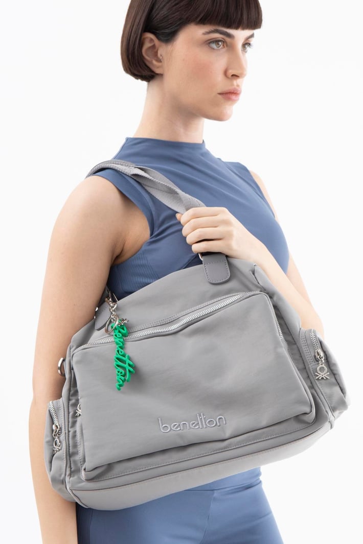 Benetton Bnt 1484 Kadın Kol Çantası Gri nehironline