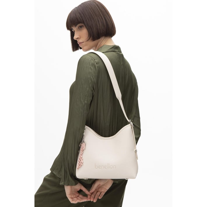 Benetton Bnt 1534 Kadın Kol Çantası Bej nehironline
