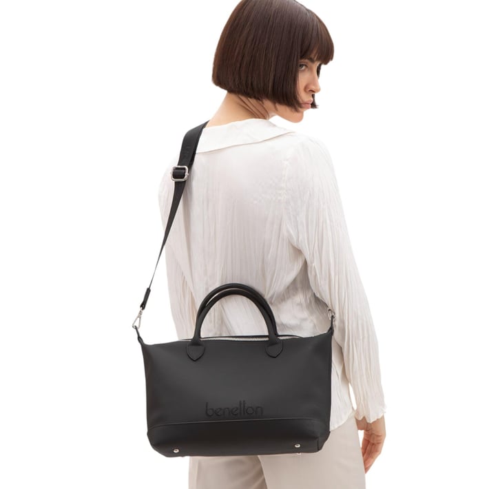 Benetton Bnt 1612 Kadın Kol Çantası Siyah nehironline