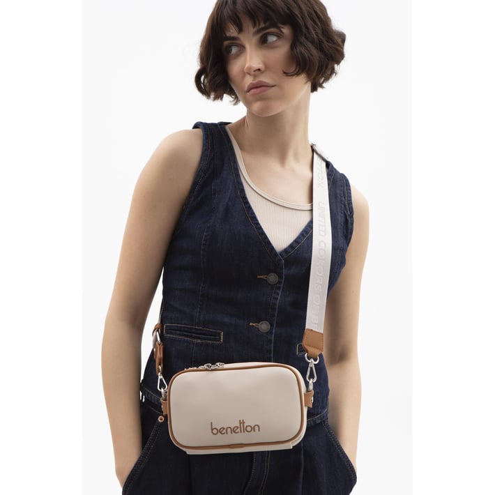 Benetton Bnt 1626 Kadın Kol Çantası Bej nehironline
