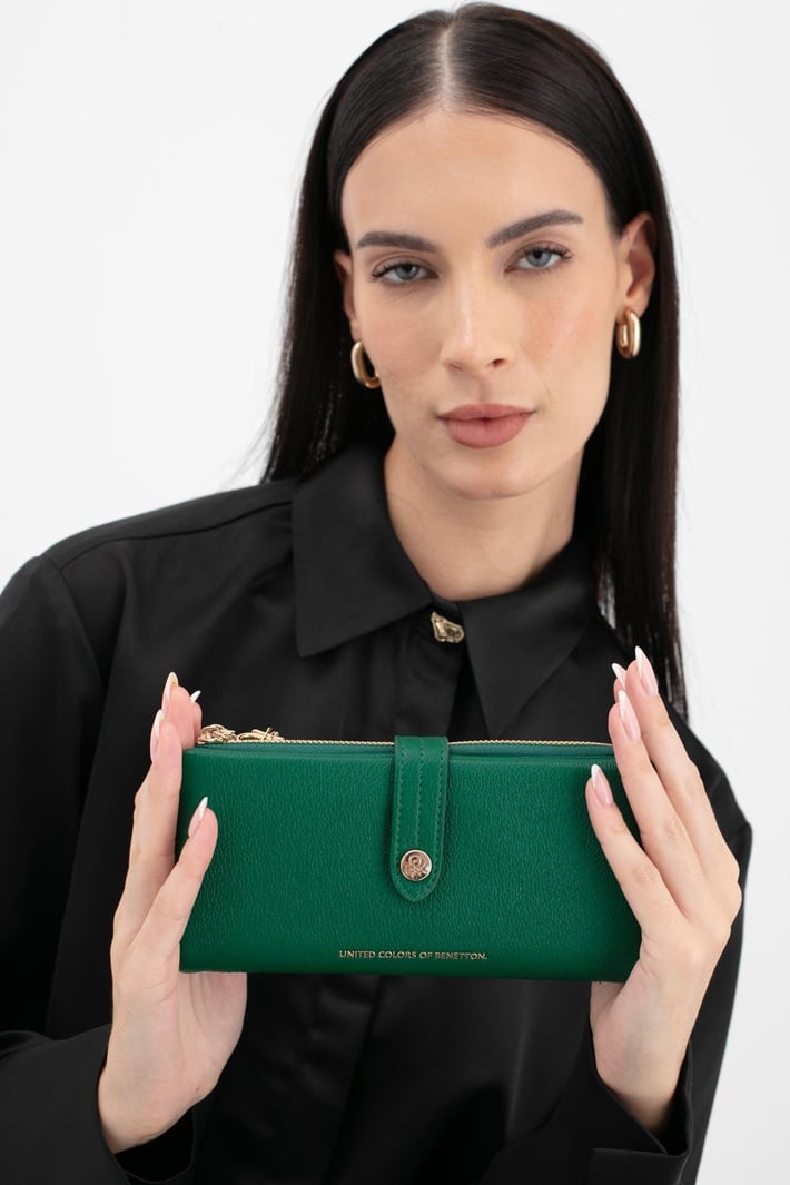 Benetton Bnt 1631 Kadın Cüzdan Yeşil nehironline