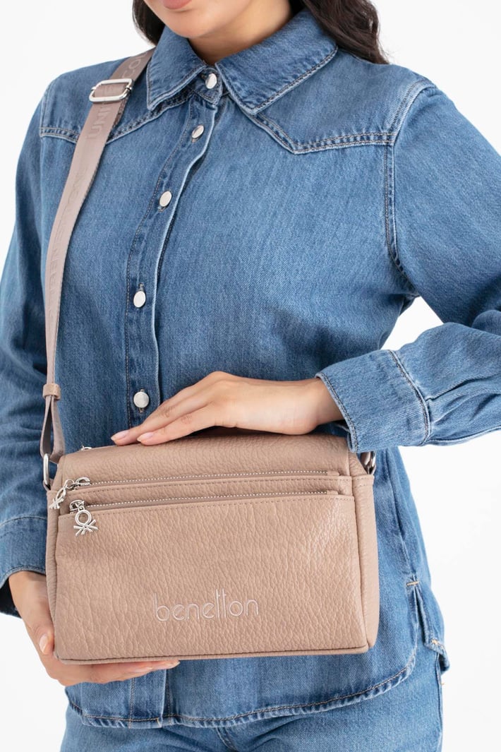 Benetton Bnt 1692 Kadın Kol Çantası Vizon nehironline