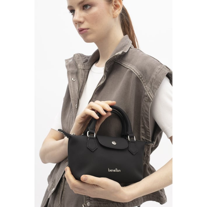 Benetton Bnt 1832 Kadın Çapraz Çanta Siyah nehironline
