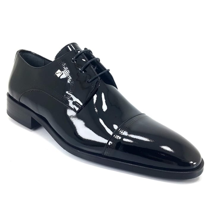 Fosco 2886 Klasik Erkek Ayakkabı - Siyah Rugan nehironline