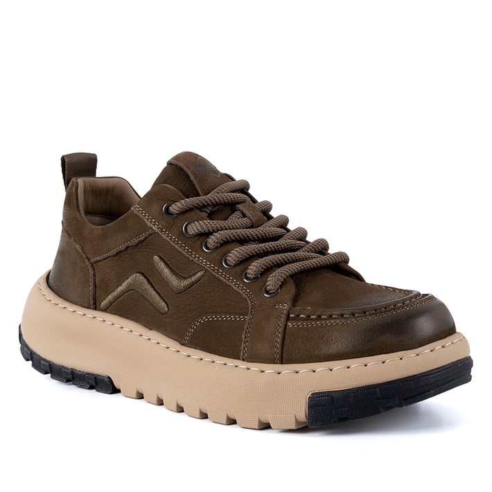 Guja 552 26KA Erkek Sneaker Günlük Ayakkabı Haki Nubuk nehironline