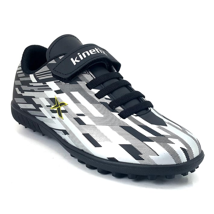 Kinetix Rado 24YA Çocuk Günlük Halı Saha Ayakkabı - Gri Siyah nehironline