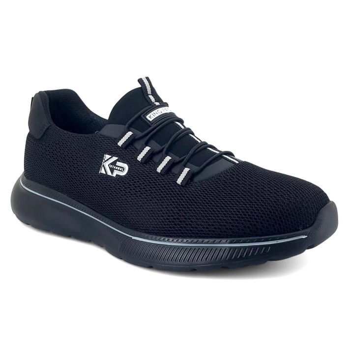 King Paolo 1254 25YA Erkek Anatomik Ayakkabı Siyah nehironline