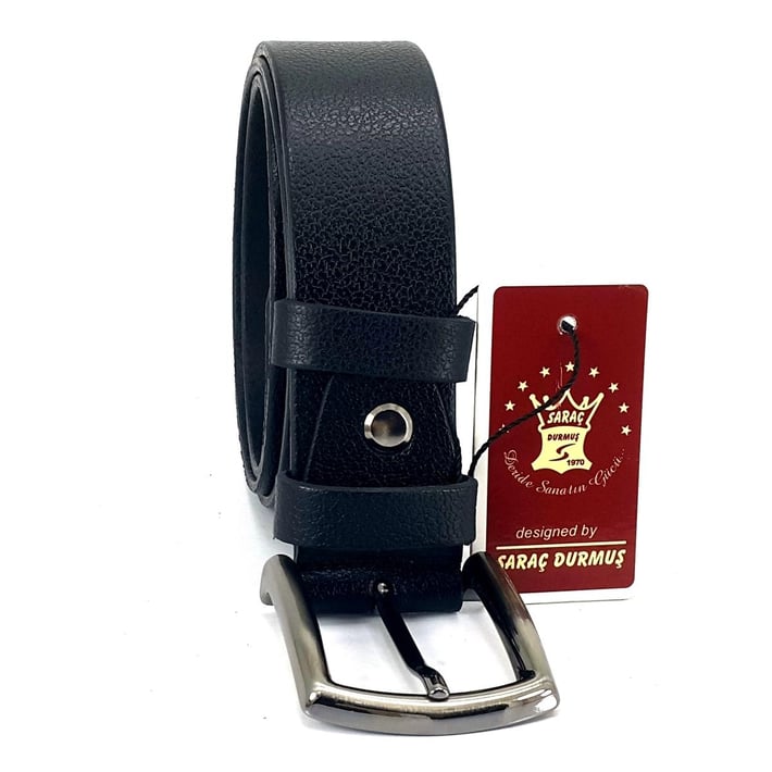 Saraç 1103 23K 3,5 Cm Erkek Kot Kemer - Siyah nehironline