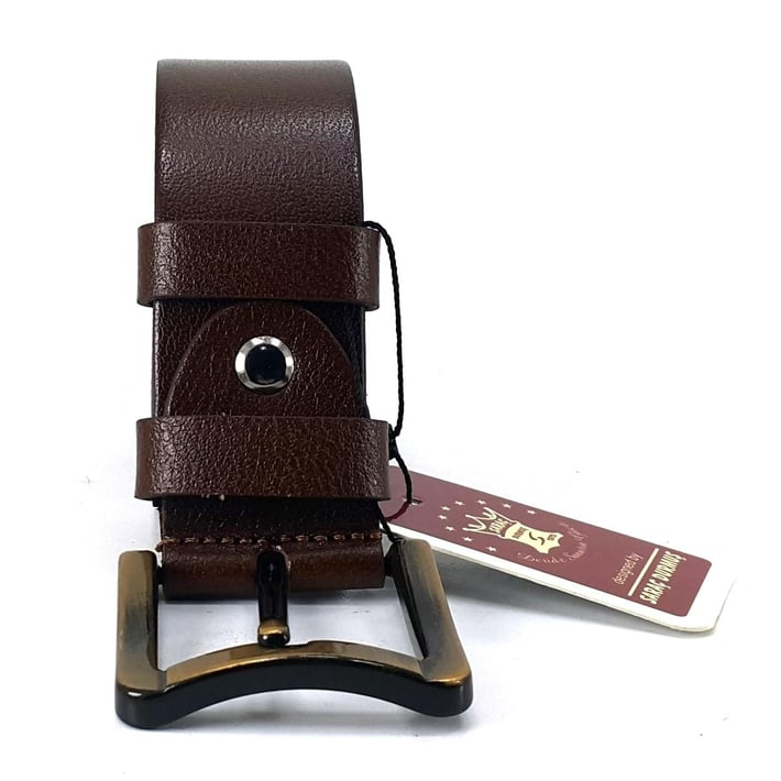 Saraç 1104 24K 4 Cm Erkek Kot Kemer - Açık Kahverengi nehironline