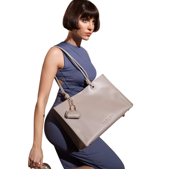 Sisley Sly 167 Kadın Kol Çantası Açık Gri nehironline