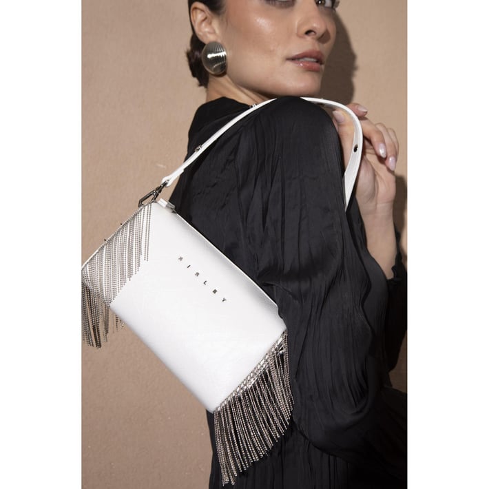 Sisley Sly 197 Kadın Kol Çantası Beyaz nehironline