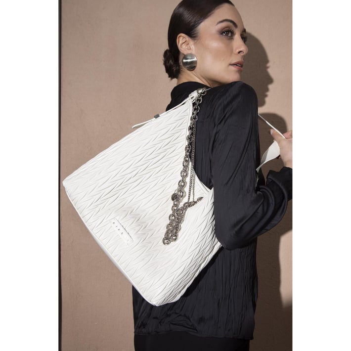 Sisley Sly 204 Kadın Kol Çantası Beyaz nehironline