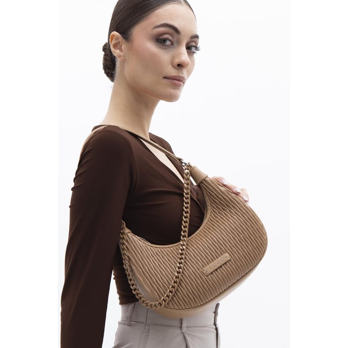 Sisley Sly 208 Kadın Kol Çantası Camel nehironline