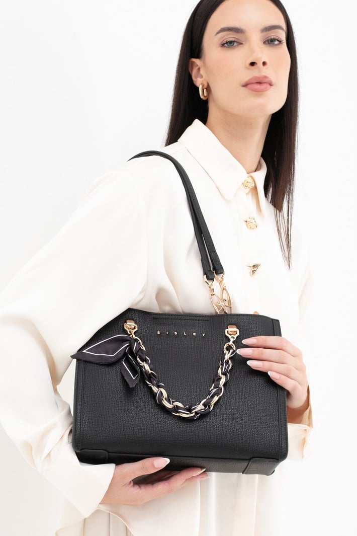 Sisley Sly 287 Kadın Kol Çantası Siyah nehironline
