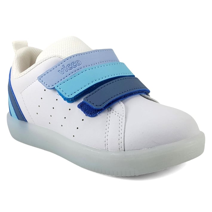 Vicco Sun Çoçuk Işıklı Spor Ayakkabı Beyaz Mavi nehironline