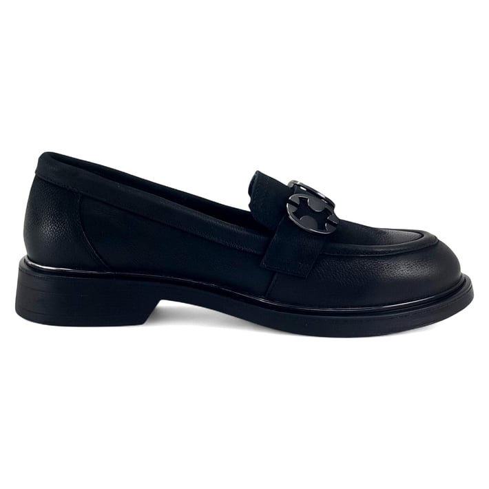 060 2550402 25KA Kadın Günlük Ayakkabı Siyah Nubuk nehironline