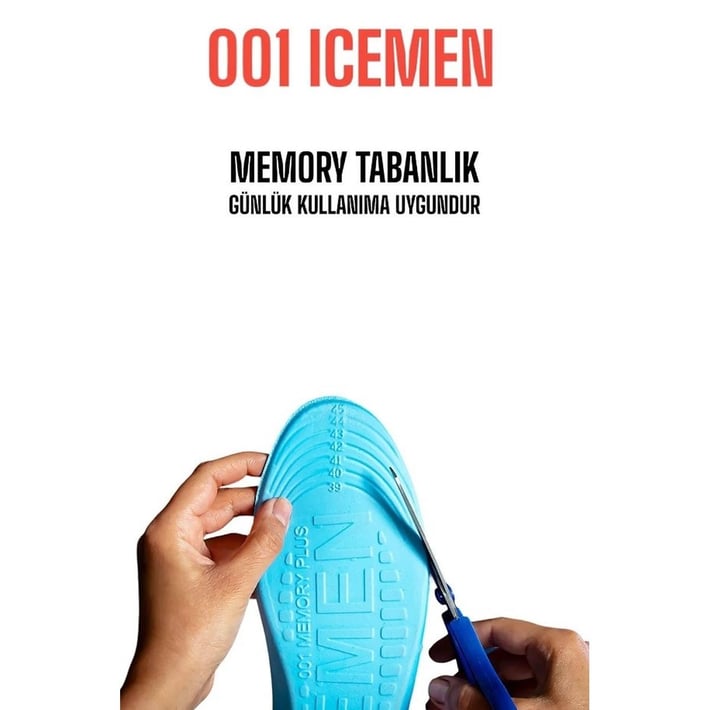 Advenced Memory Foam Hafızalı Kesilebilir Tabanlık Siyah nehironline
