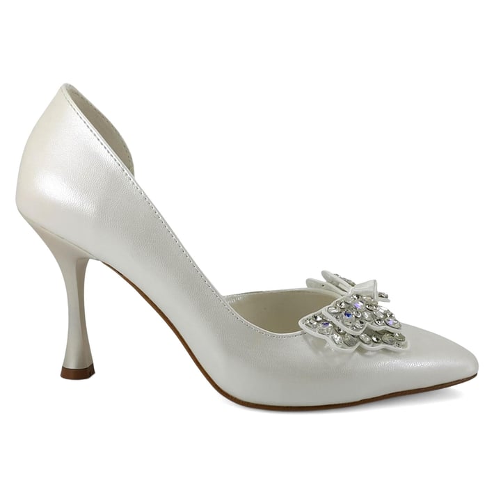 Beety 222 23 25KA Kadın Abiye Ayakkabı Sedef nehironline